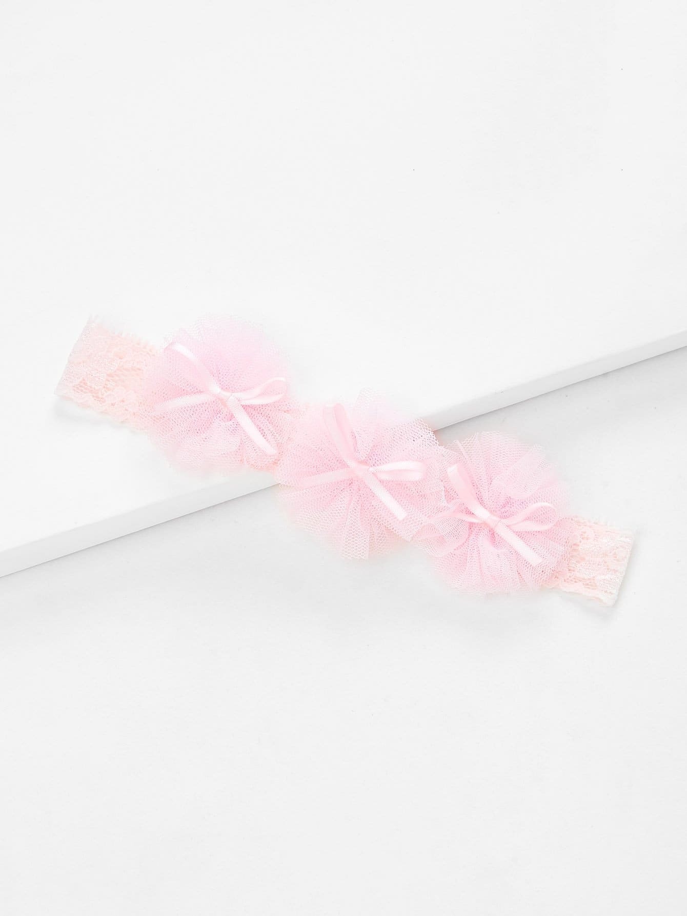 Украшение на волосы с кружевами для детей