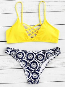 Criss Cross Bikini Set