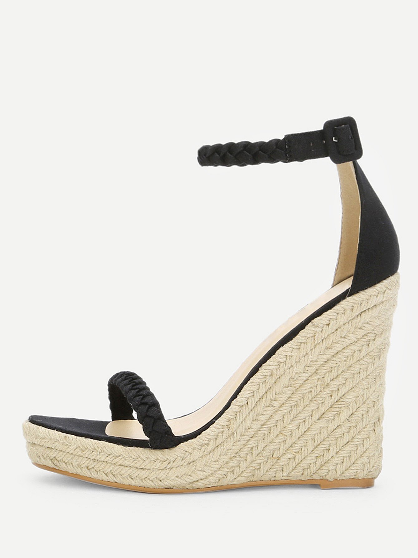 Тапочки эспадрильи со стильной платформой