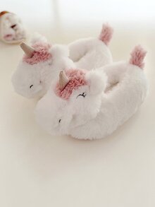 Wide Fit Unicorn Slippers