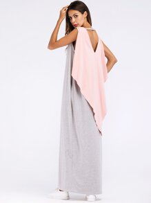 Longline Cape Dress
