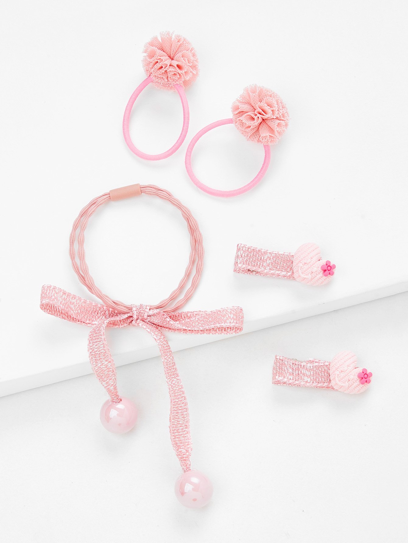 Bow Tie Bow Hair Accessories 5pcs ywhuansen 2pcs lot 4 7inch grosgrain ribbon boutique large solid bow girls hair clips kid hairpin children hair accessories