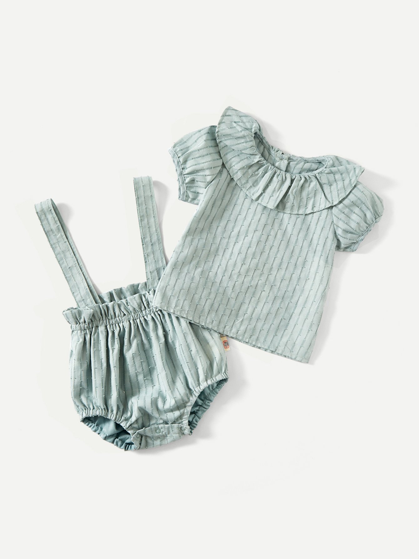 Блузка с полосками и шорты для детей