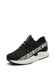 Slogan Tape Low Top Trainers