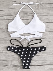 Cross Wrap Mix & Match Bikini Set