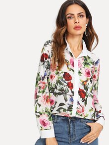 Floral Print Shirt