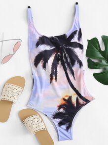 Jungle Print Swimsuit