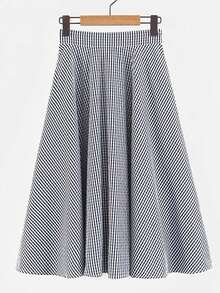 Gingham Circle Skirt