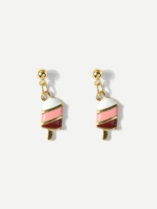 Ice Cream Design Drop Earrings