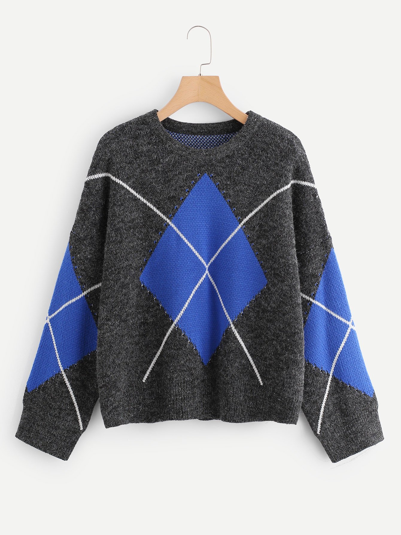 Фальшивый свитер Argyle Plaid