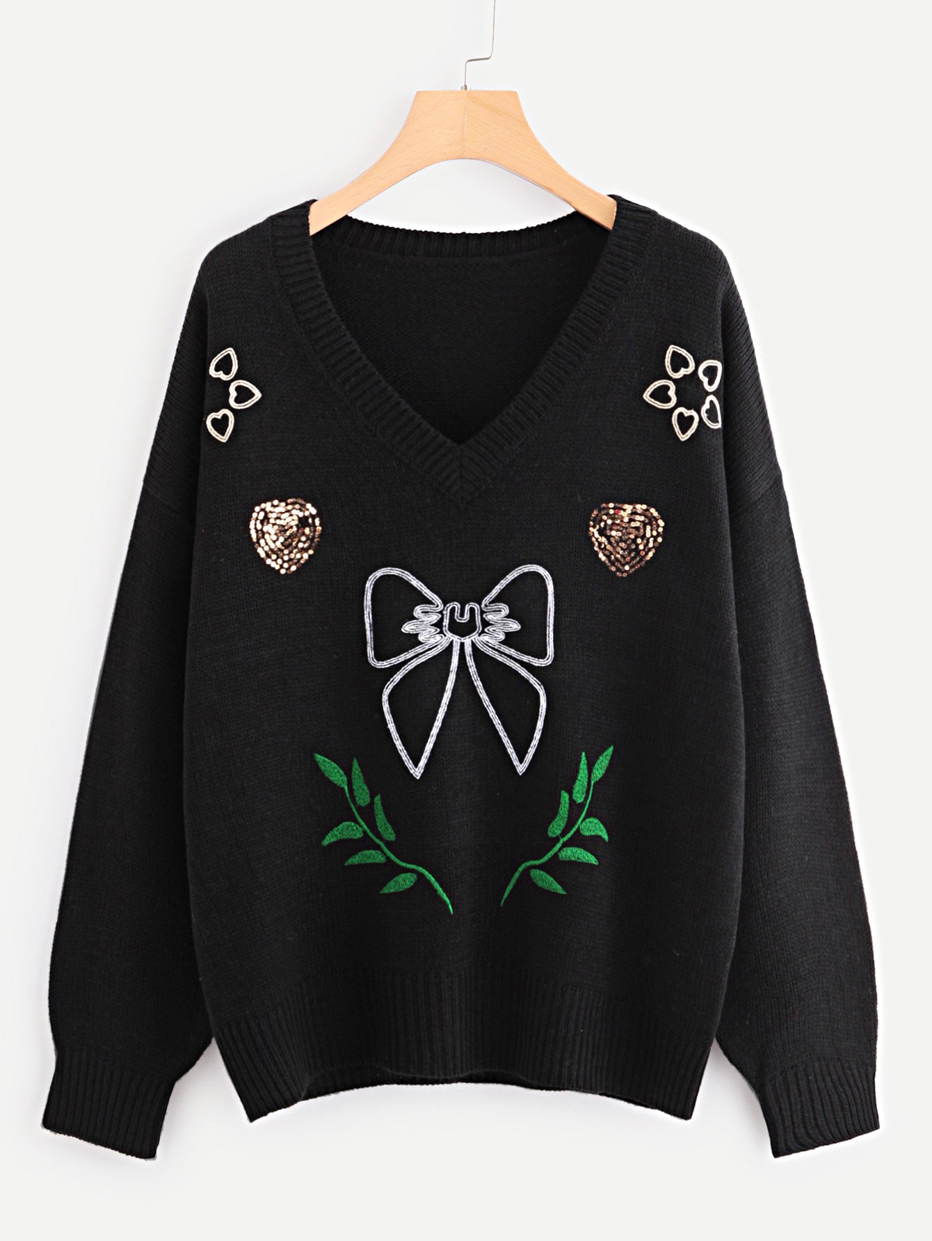 Свитер и вышивка Детский свитер