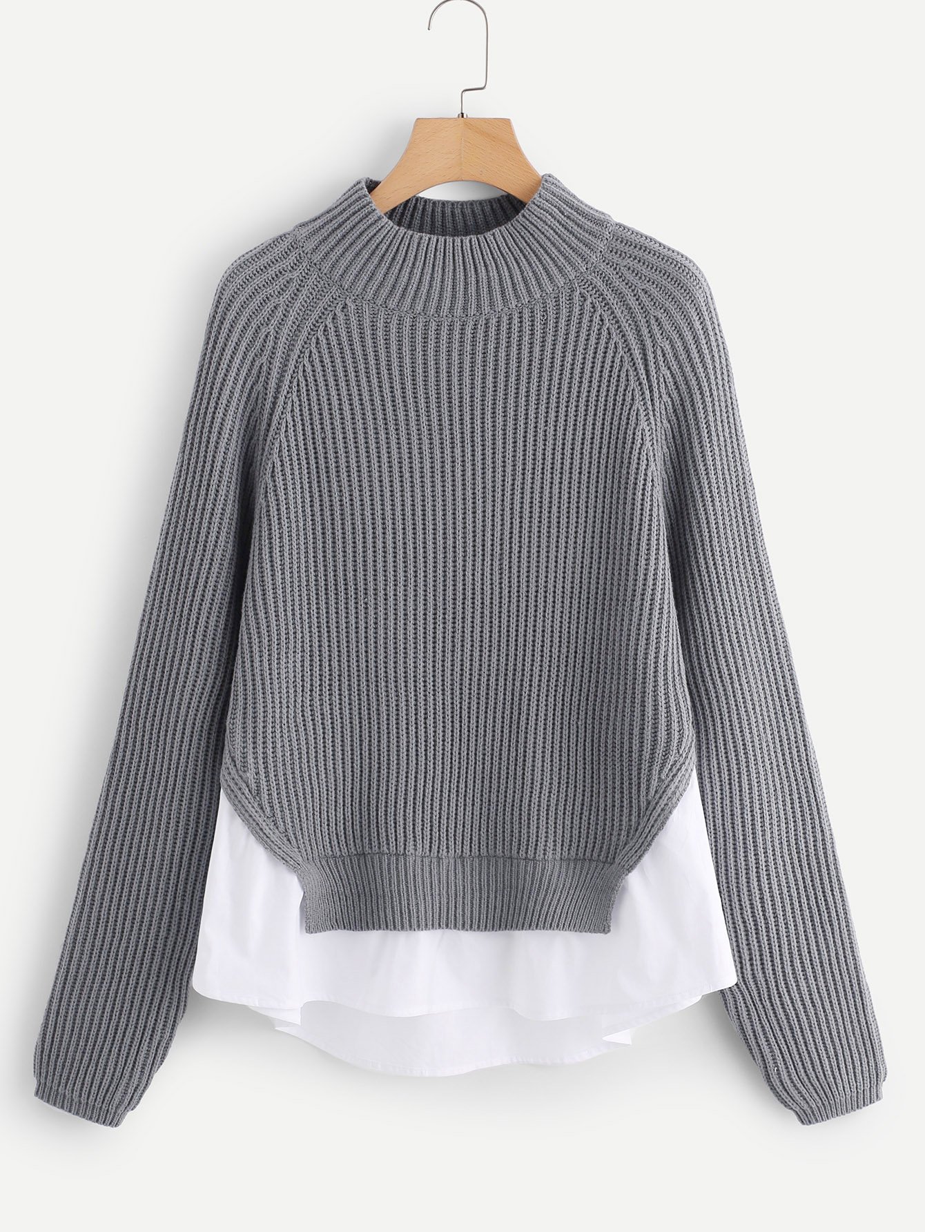 Свитер с регулируемым подгузником Raglan Sleeve