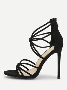 Strappy Stiletto High Heeled Sandals