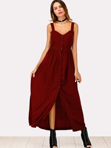 Single Breasted Cami Dress