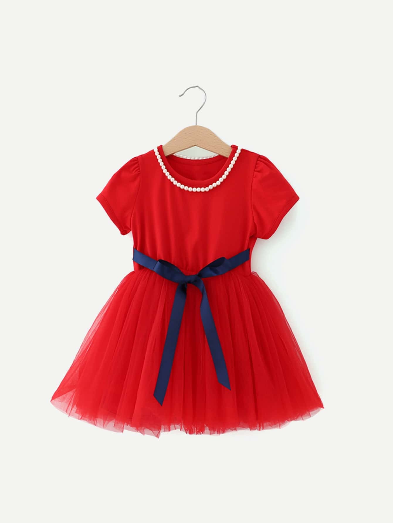 Платье для украшения из жемчуга для детей