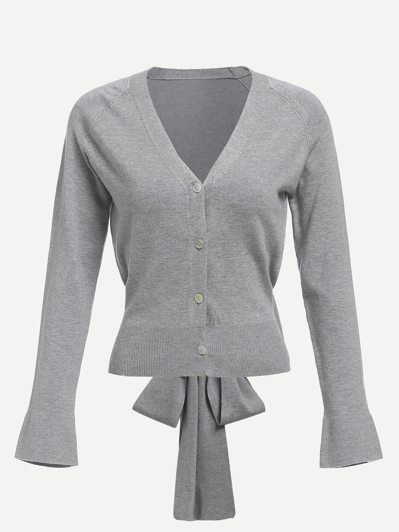 Бокс связанный назад кнопки вверх свитер