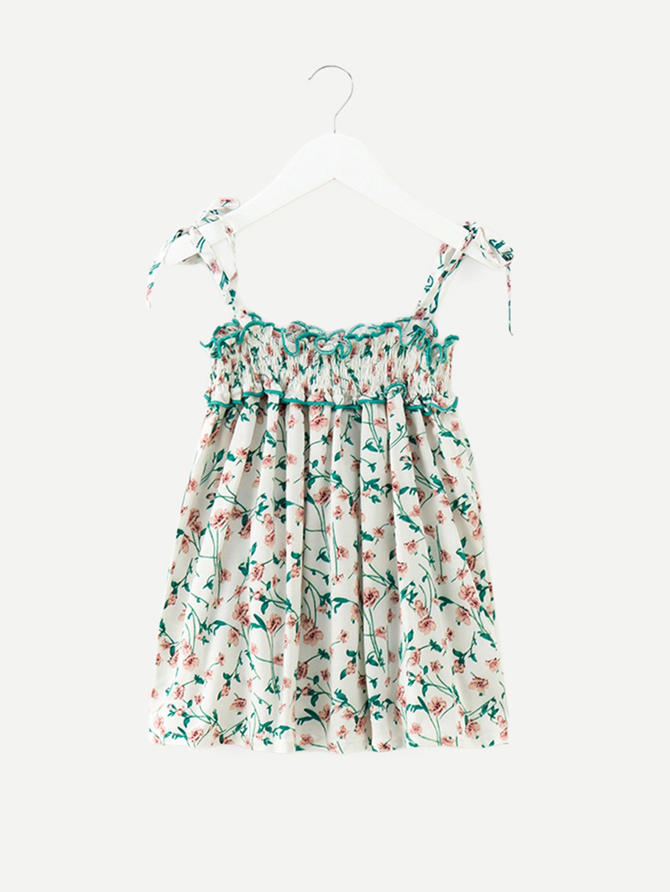 Платье для детей Calico Print Frill Shirred Cami