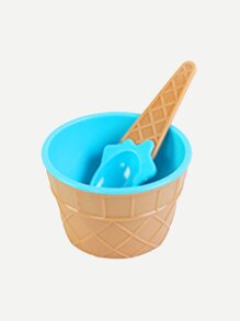 Ice Cream Bowl With Spoon