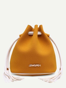 Tassel Detail Bucket Bag