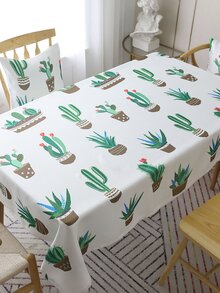 Cactus Print Tablecloth