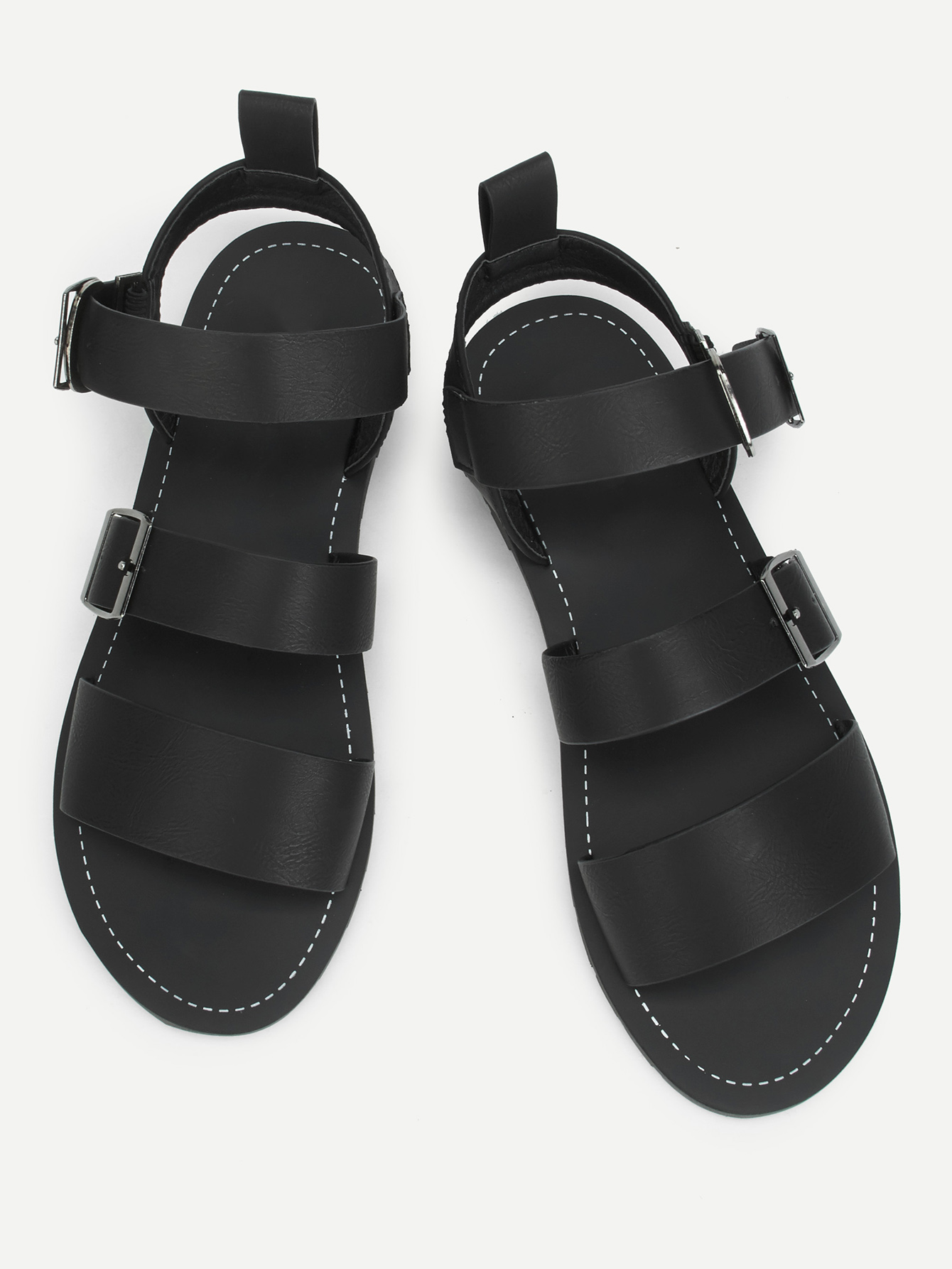 Сандали с пряжкой