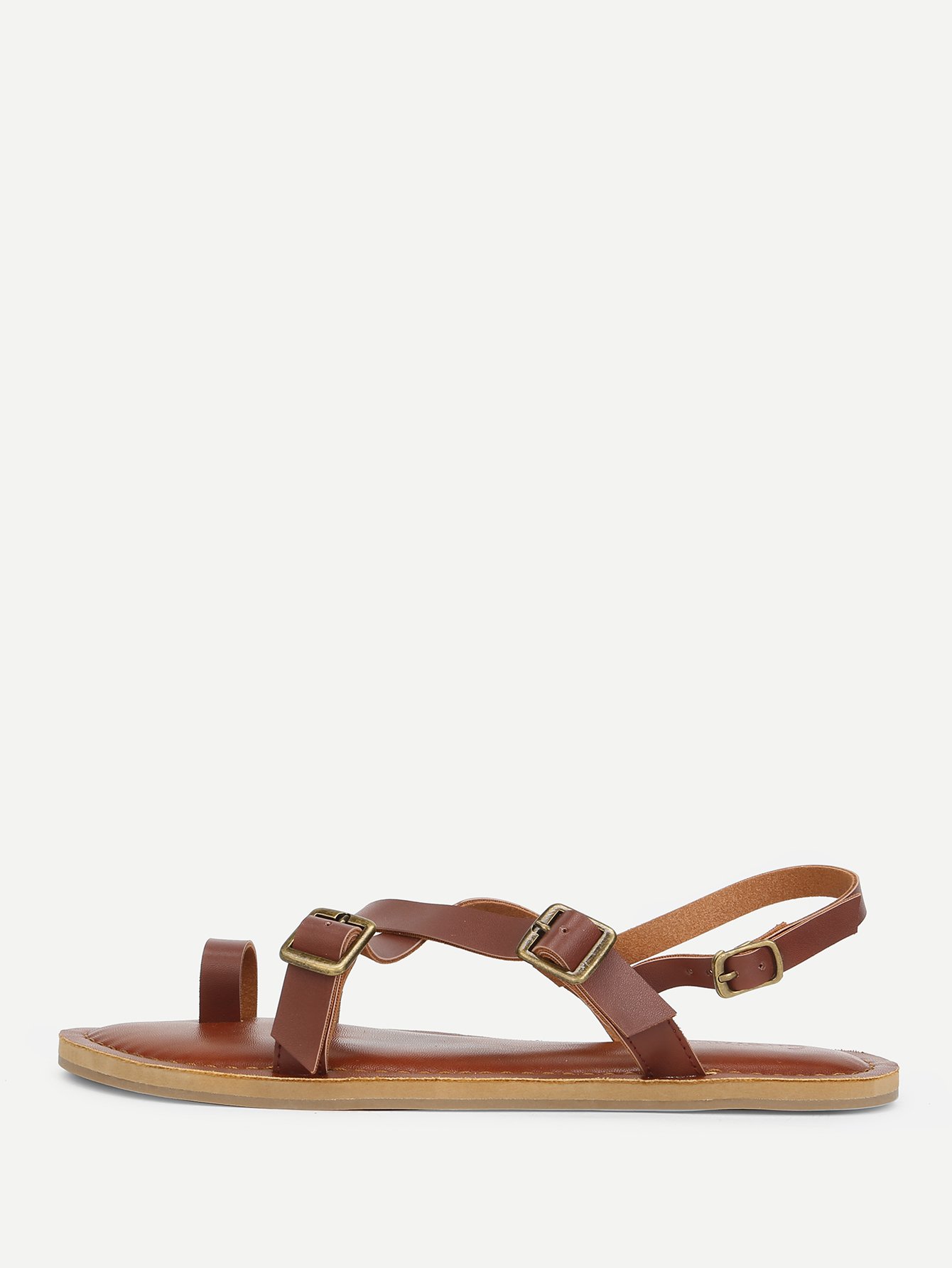 Сандали с пряжкой