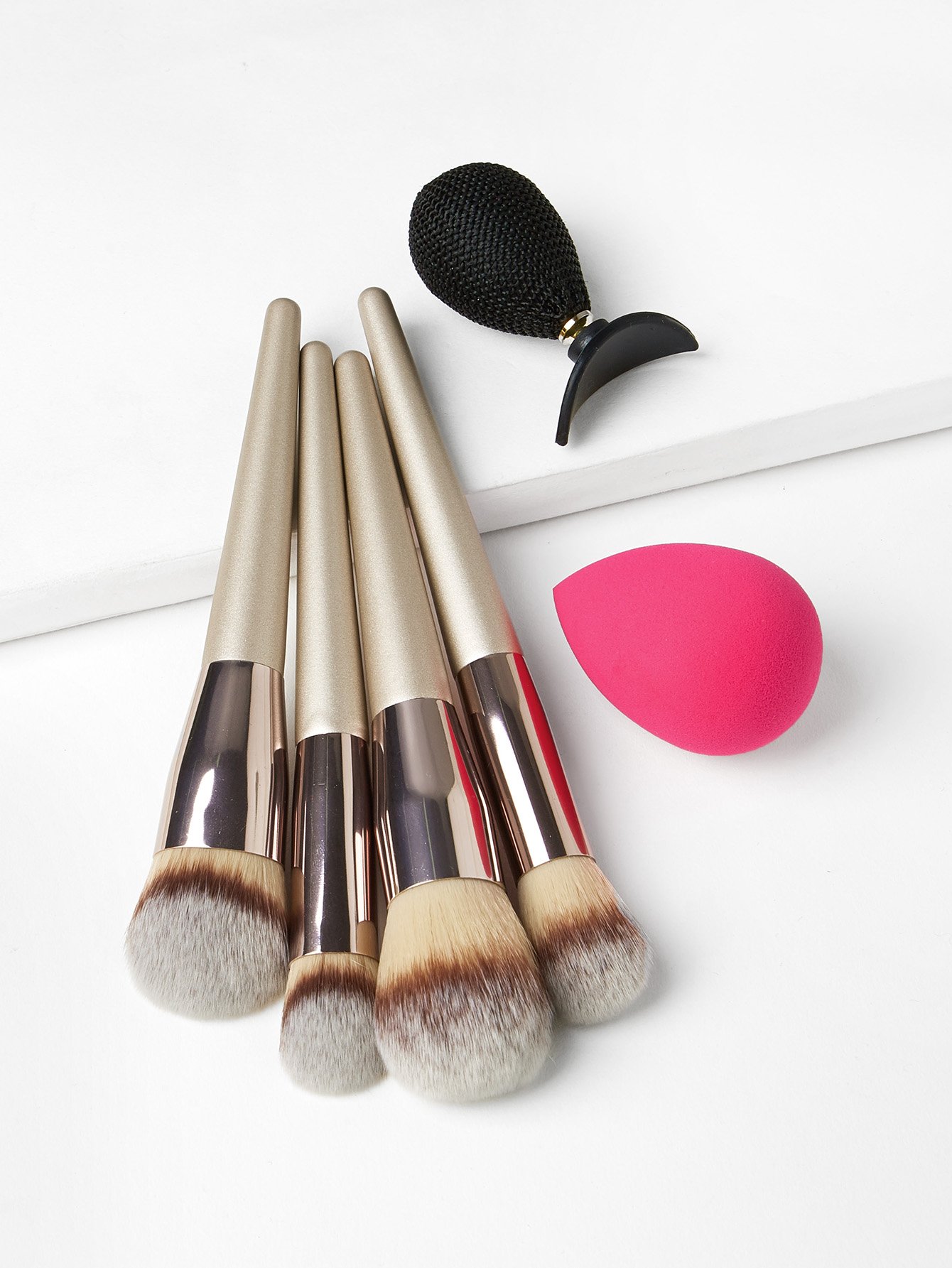 Кисть для макияжа и затирание теней для ног 5 шт.