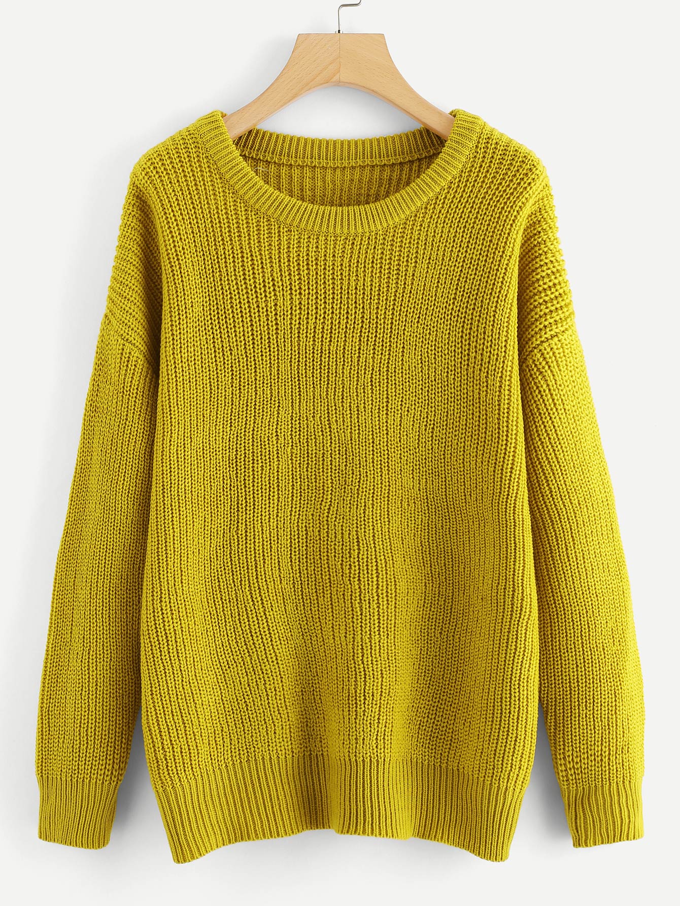 Однотонный свитер