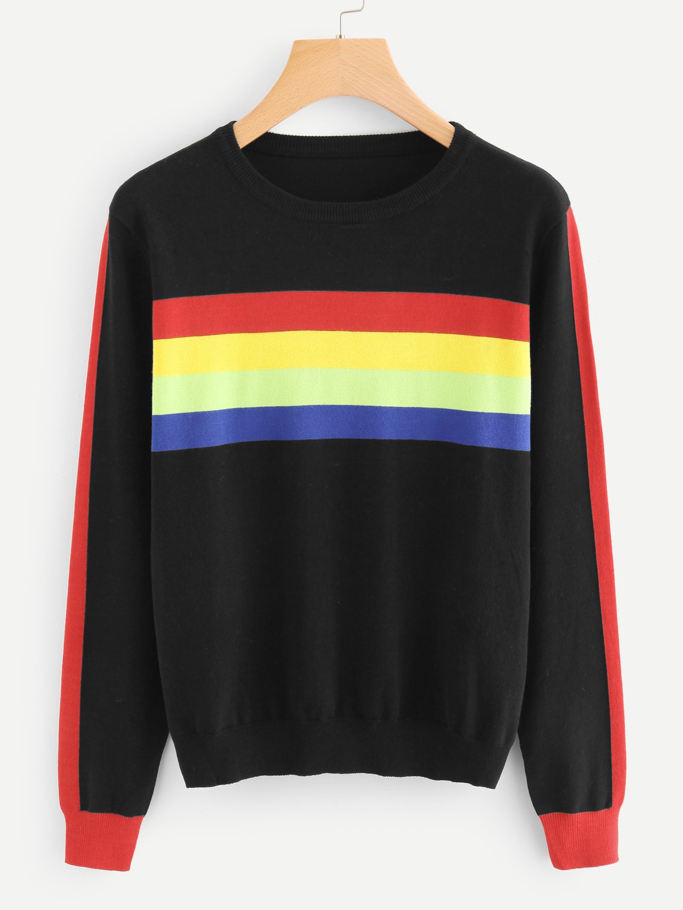 Свитер с полосками