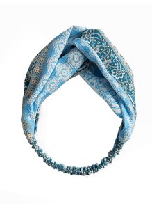 Flower Print Twist Headband