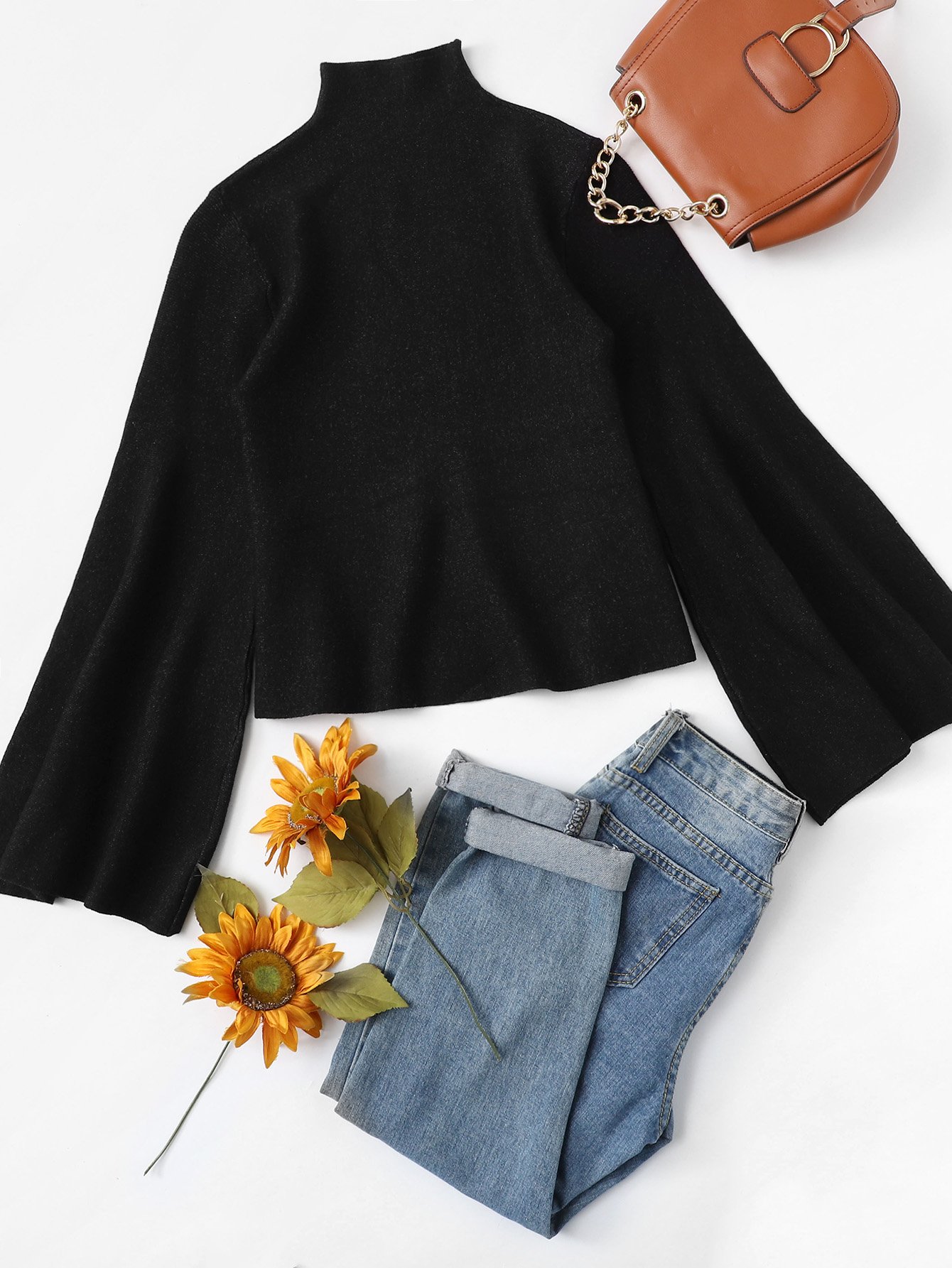 Свитер с коротким рукавом