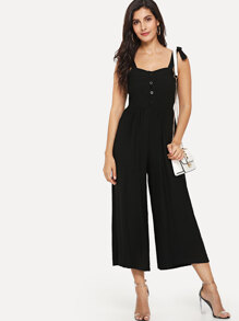 Knot Wide Leg Jumpsuit