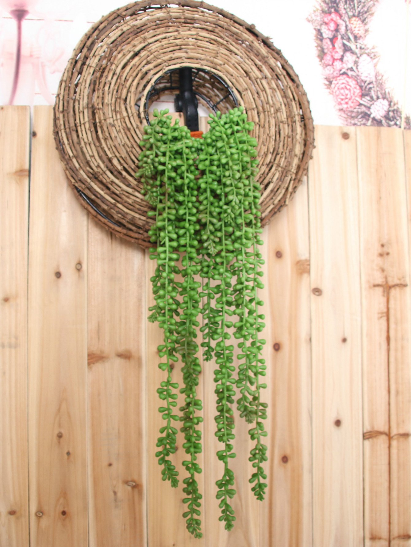 Artificial Hanging Plant 1pc With 5pcs Branches