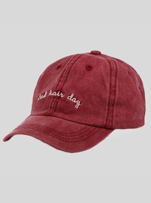 Embroidered Letter Baseball Cap