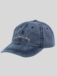 Embroidered Letter Baseball Cap