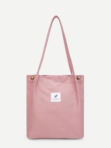 Patch Detail Tote Bag