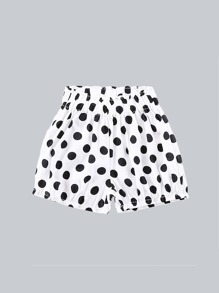 Girls Polk Dot Shorts