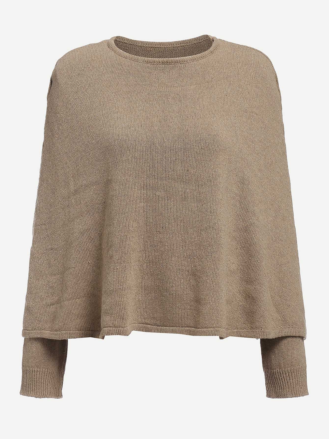 Мягкий вязаный свитер Ponchos