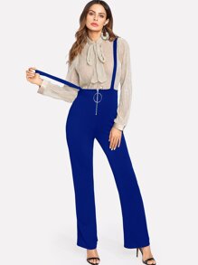 O-Ring Zip Front Overalls