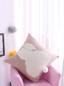 Rabbit Insert Knit Cushion Cover