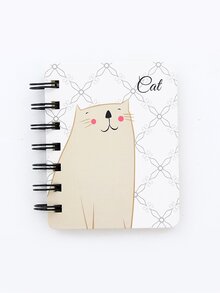 Cat Cover Spiral Notebook 80sheets