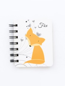 Fox Cover Spiral Notebook 80sheets