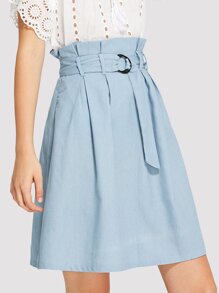 Self Tie Waist Skirt