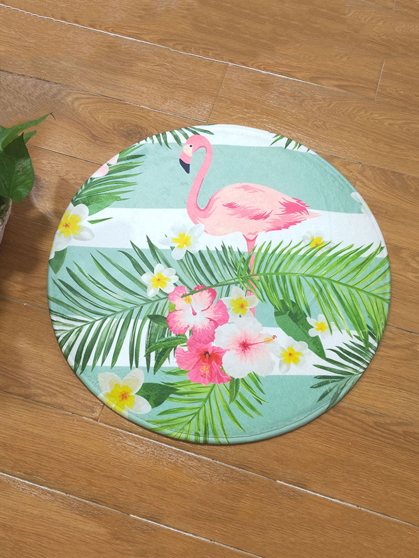 Flammos Print Круглый дверной коврик