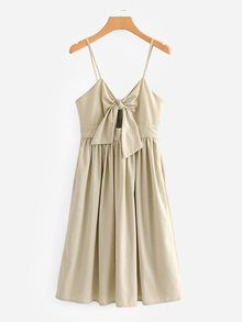 Knot Front Cami Dress