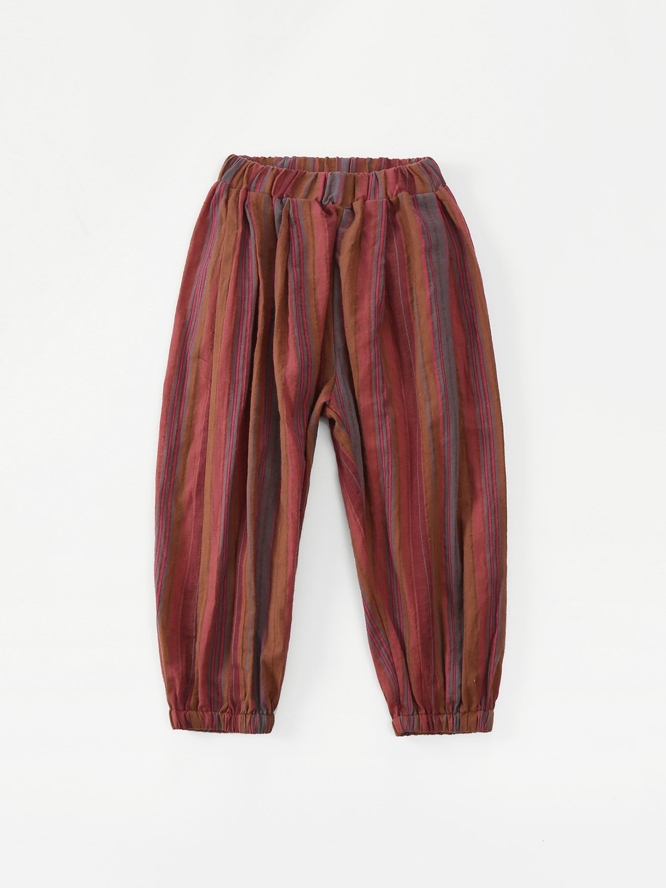 цены Girls Striped Elastic Waist Pants