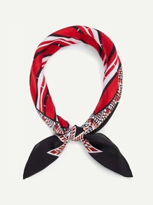 Mixed Print Bandana