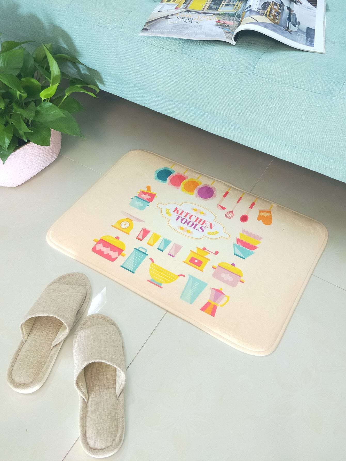 Графический коврик для пола