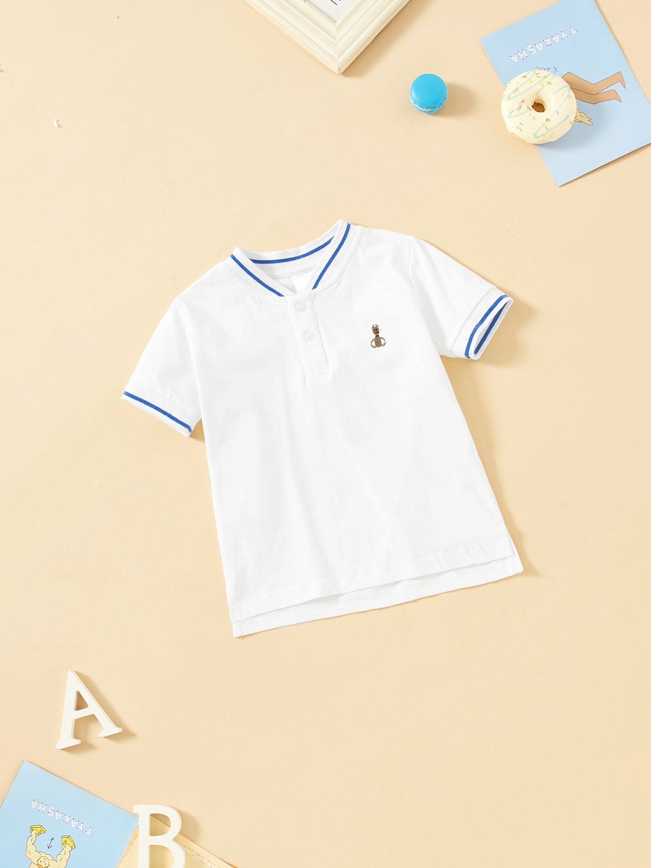 Рубашка с вышивкой для мальчиков