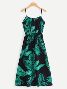 Tropical Print Cami Dress